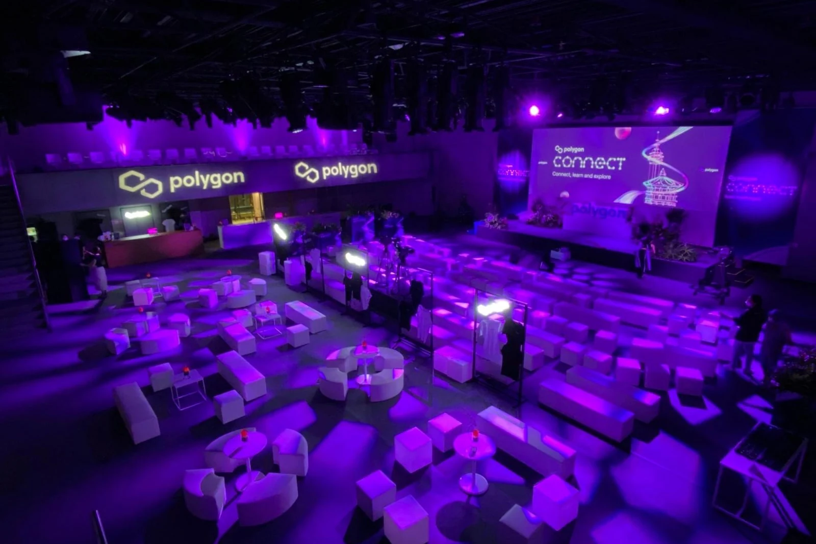 Polygon Connect Korea venue in Seoul, 2022 — event producer photograph